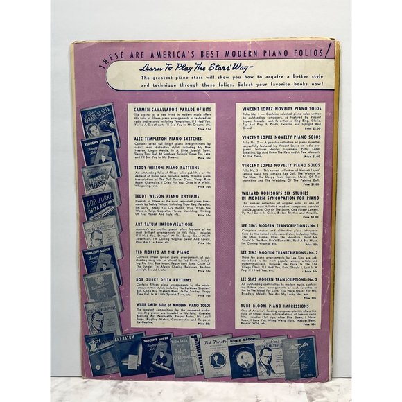 Daybreak Vintage Piano Sheet Music Fred Waring 1942 Mississippi Suite - Picture 4 of 5